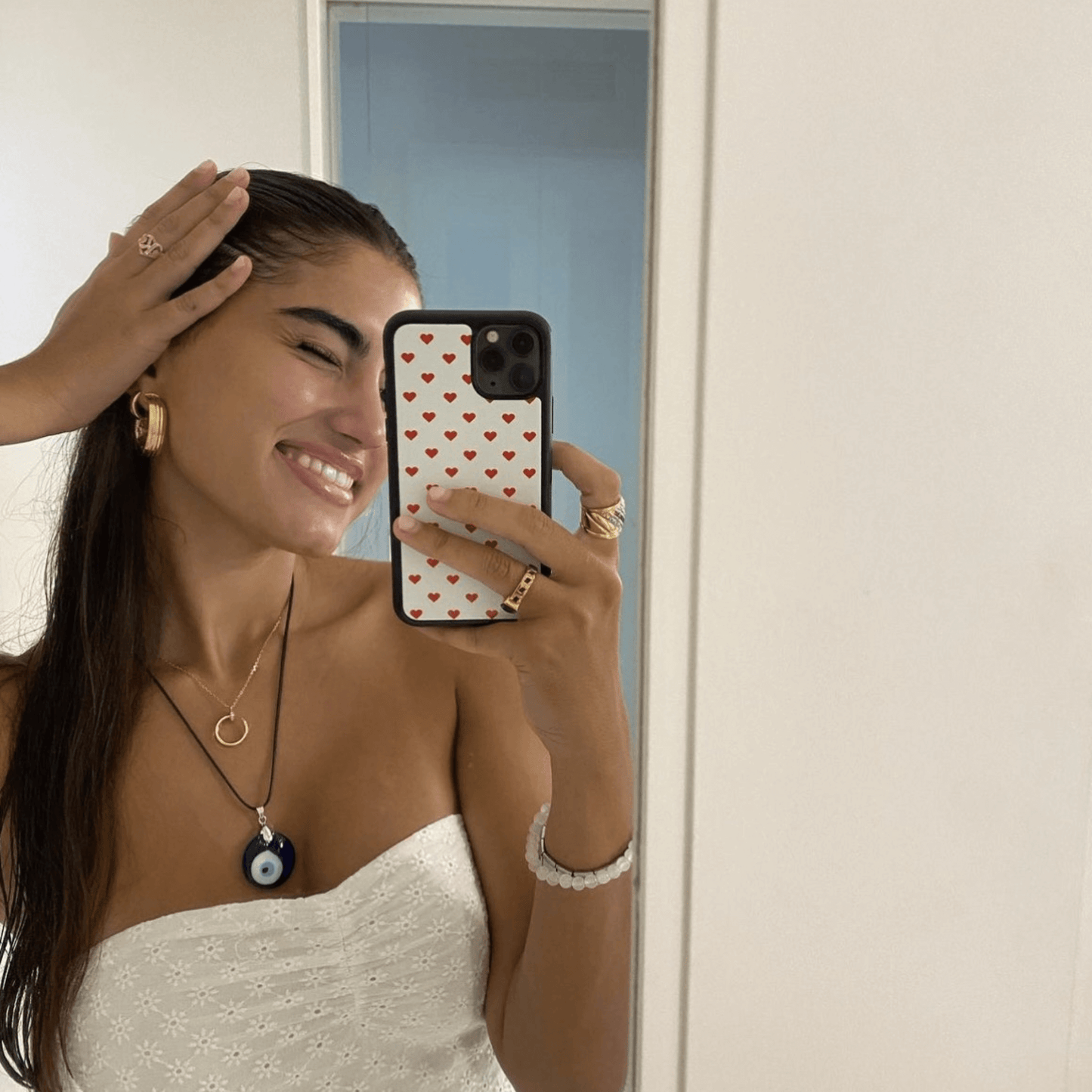 Red Hearts Phone Case