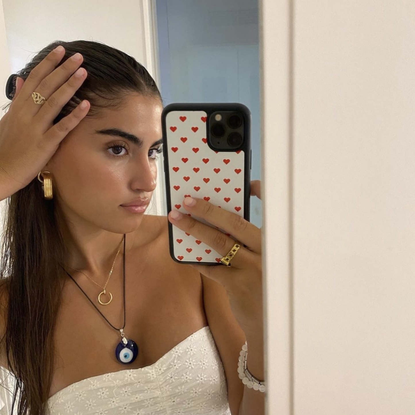 Red Hearts Phone Case