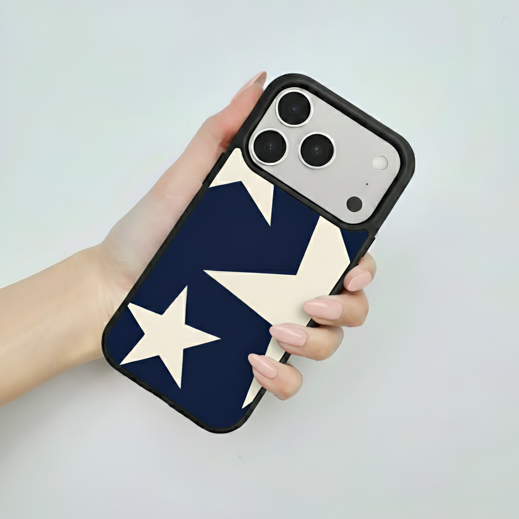 Navy Star Phone Case
