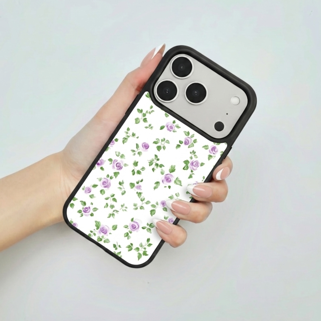 Purple Floral Phone Case