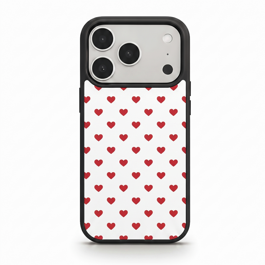 Red Hearts Phone Case