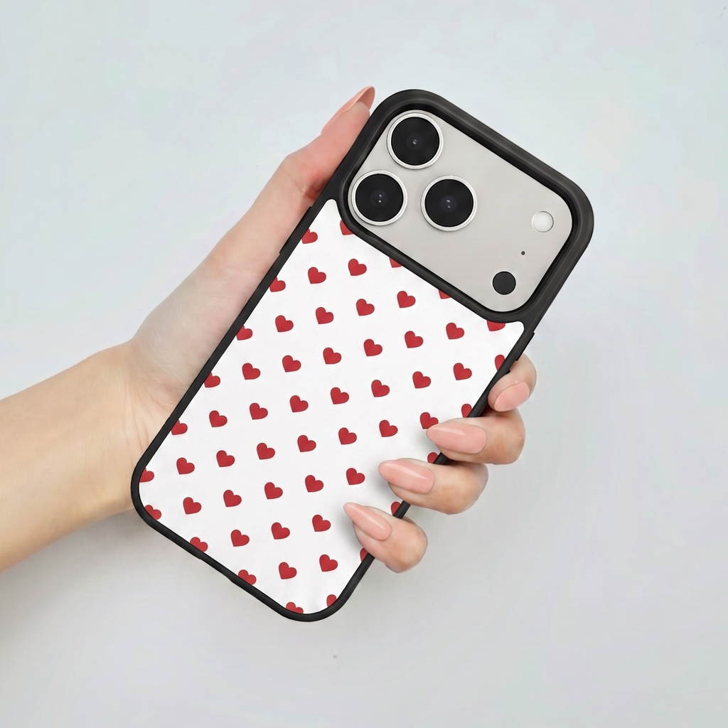 Red Hearts Phone Case