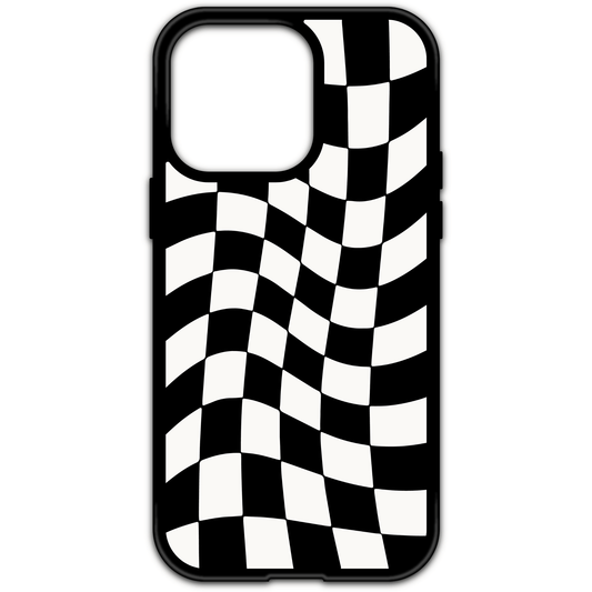 Wavy Checker Phone Case